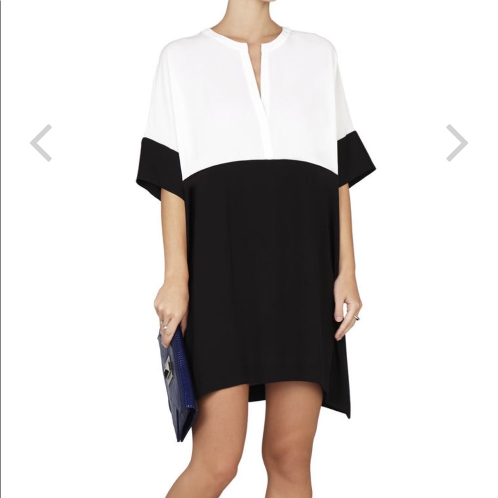 BCBG Maxazria Inessa Color Blocked Tunic Dress